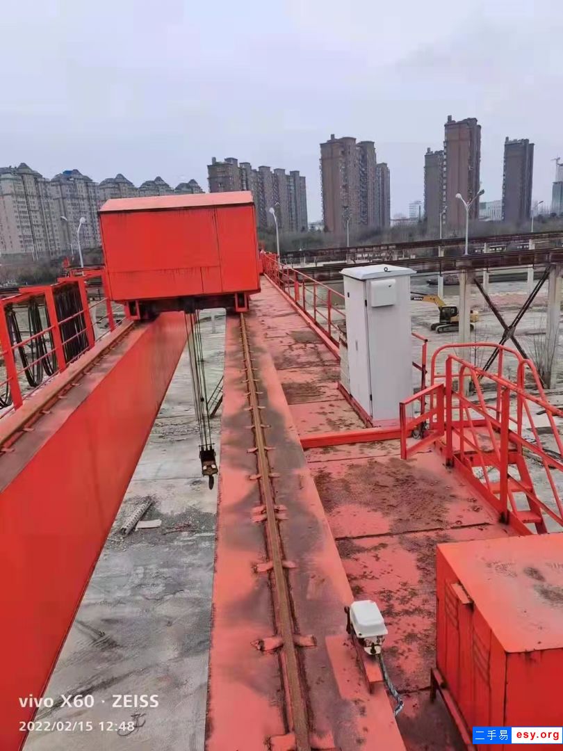 QD型雙梁10噸二手行車全車變頻 2臺出售