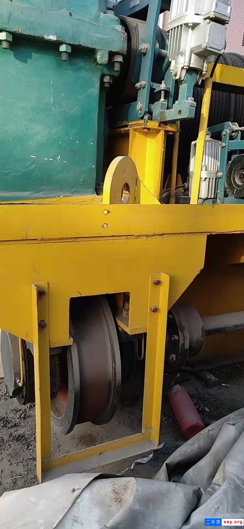 QD型100噸二手雙梁天車，跨度22米，全車變頻 轉(zhuǎn)讓