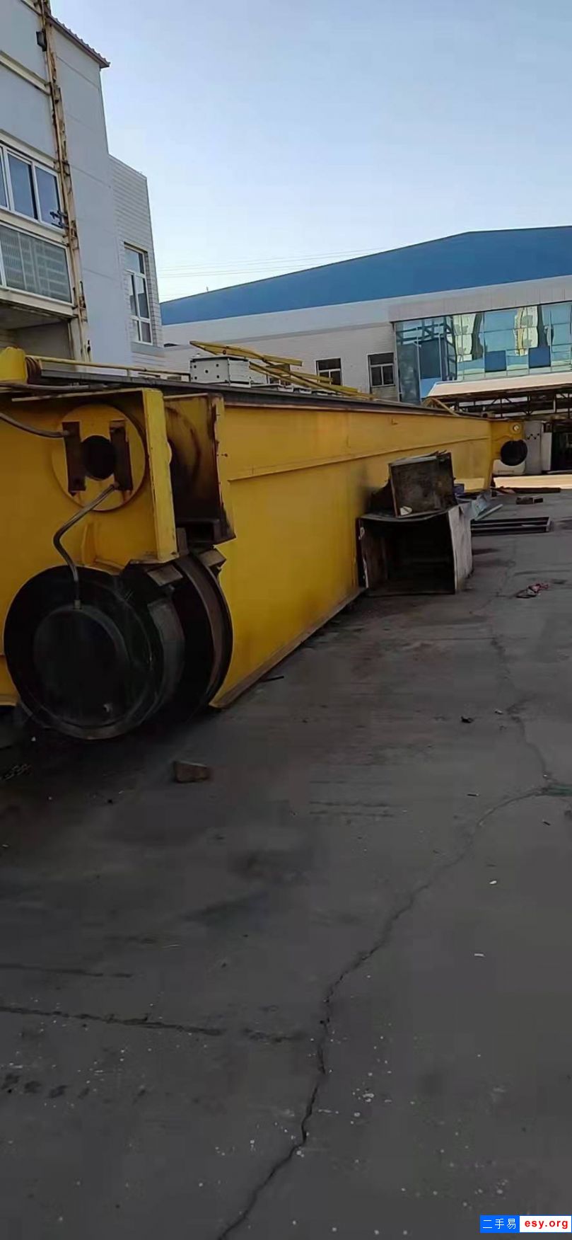 QD型100噸二手雙梁天車，跨度22米，全車變頻 轉(zhuǎn)讓