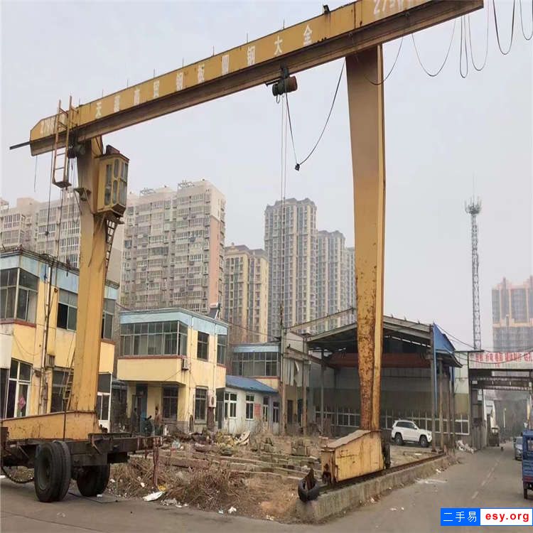 L型單梁10噸龍門吊 跨度18米 在位出售