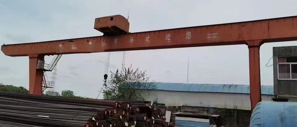 L型單梁式二手10噸偏掛龍門吊 跨度35米