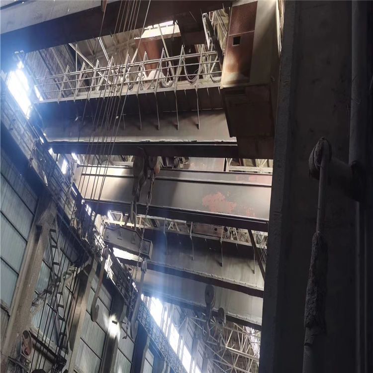 QDY型雙梁100/32噸二手橋式冶金吊 跨度22.5米 2臺(tái)處理