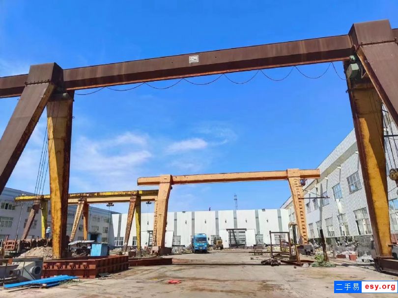 MH型32噸二手單梁式龍門(mén)吊 跨度21米