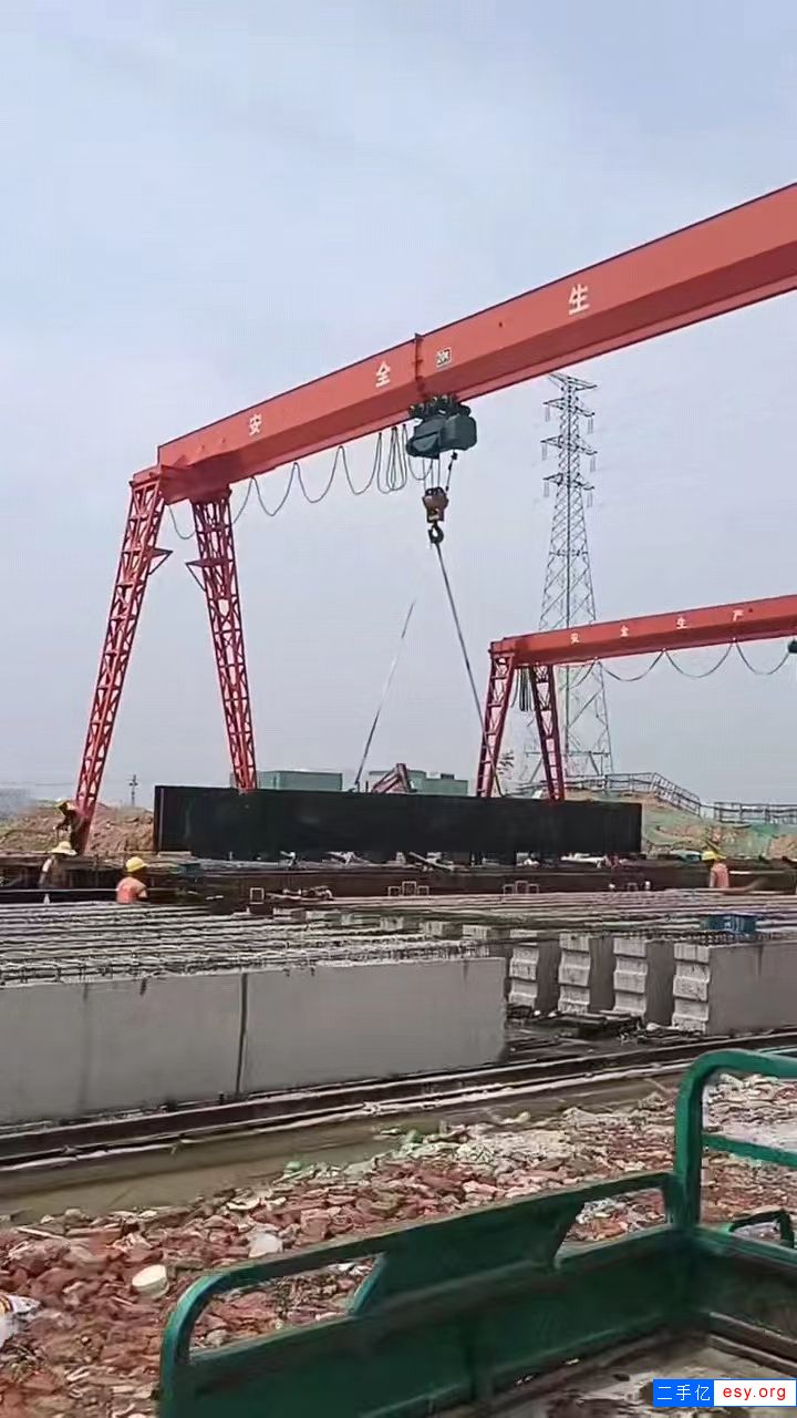 上包下花式二手20噸單梁龍門吊 跨度23米