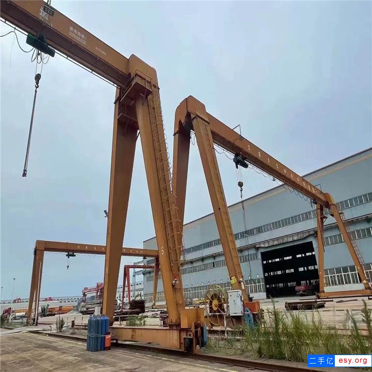 MH型16/5噸二手單梁葫蘆龍門吊 跨度36米 兩臺出售
