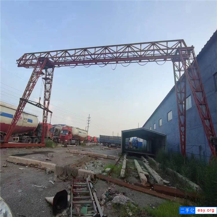 全花架單梁式5噸二手龍門(mén)吊 跨度20米