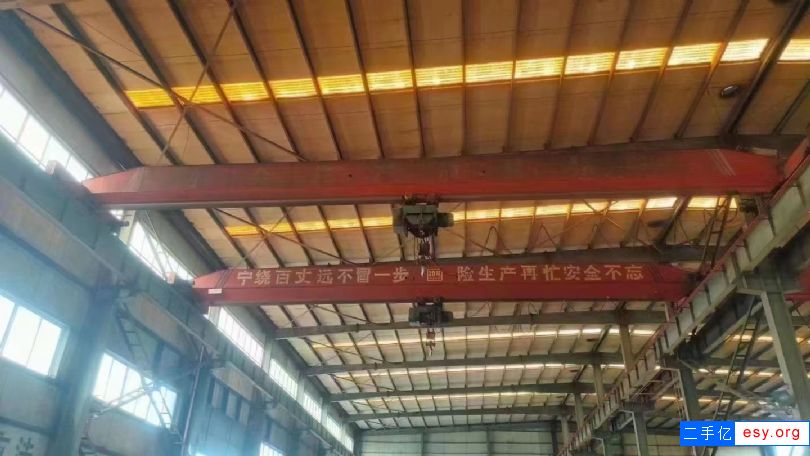 LD型二手單梁式16噸橋式行車 跨度19.5米 2臺(tái)轉(zhuǎn)讓