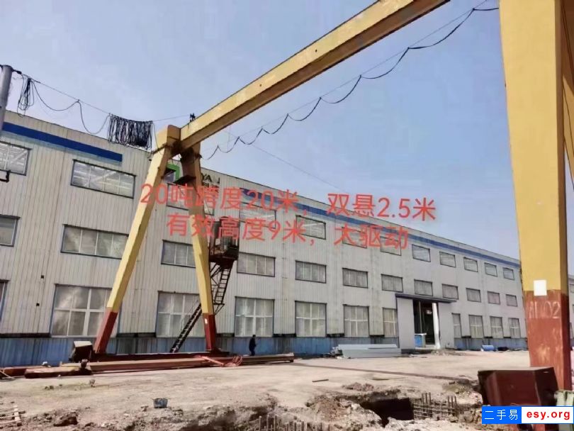全包廂式二手20噸單梁結(jié)構(gòu)龍門吊