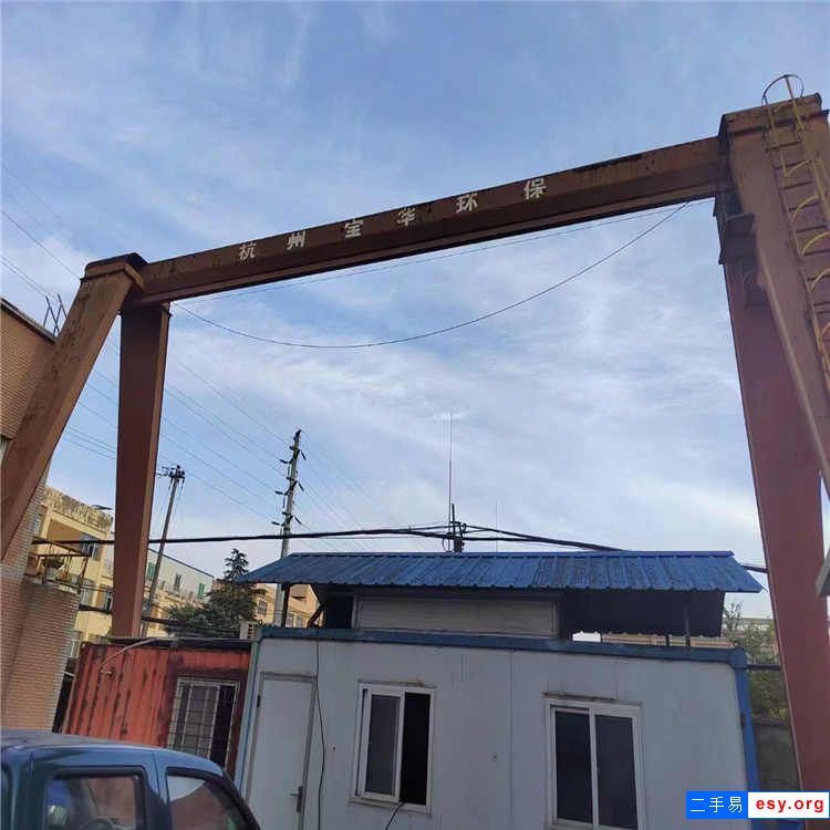 全包箱5噸單梁二手龍門(mén)吊 跨度16米