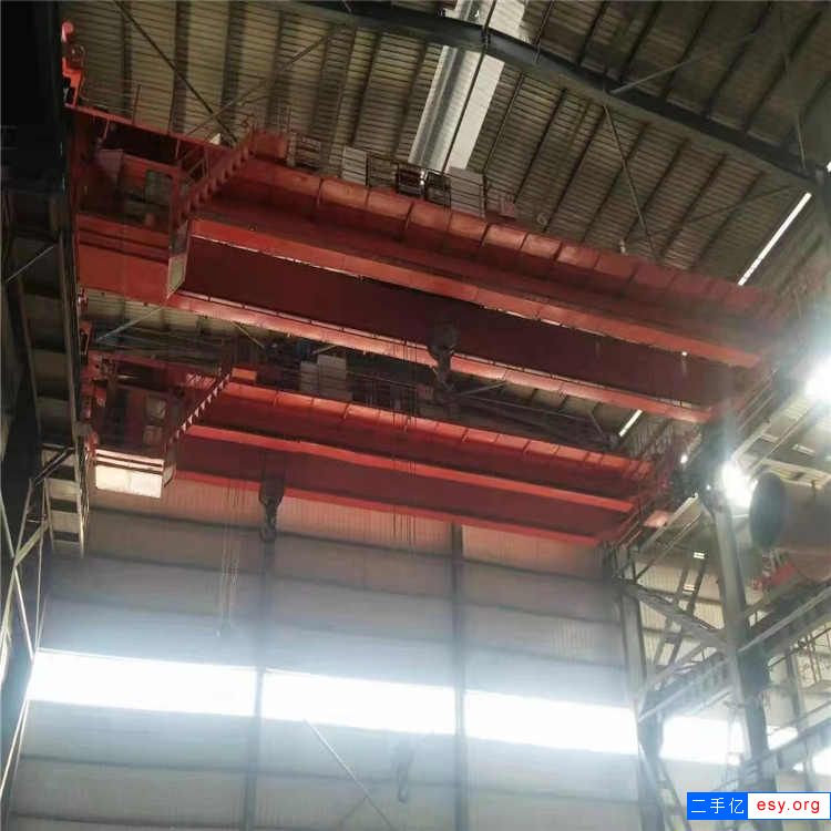 兩臺QD型雙梁50/10噸二手橋式天車 跨度22.5米