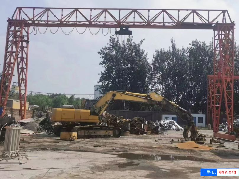 全花架10噸二手單梁龍門吊 跨度20米一臺轉(zhuǎn)讓