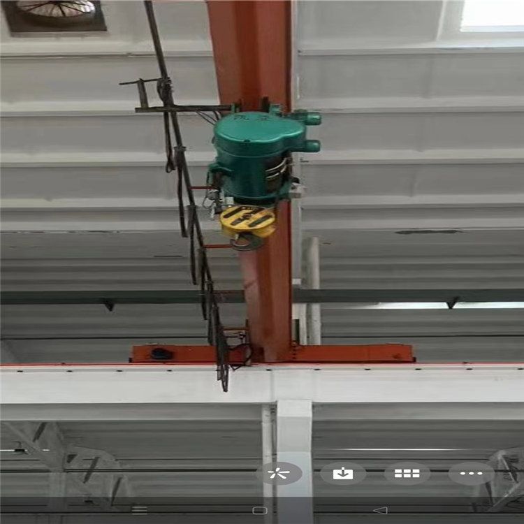 后天到家兩臺(tái)LD型單梁10噸二手橋式行車 跨度19.5米