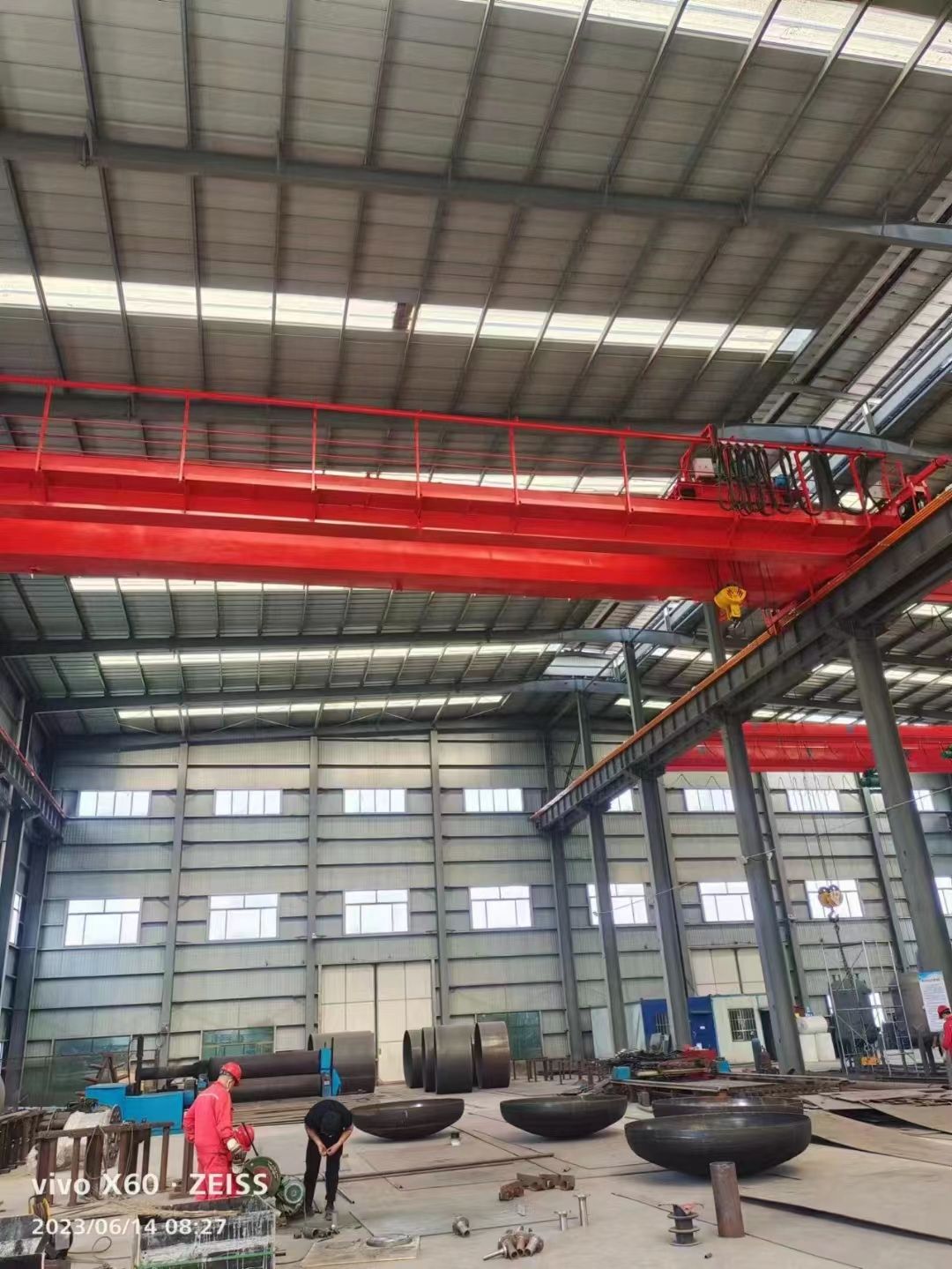 馬上拆一臺QD型雙梁20/5噸二手橋式起重機(jī)，跨度22.5米