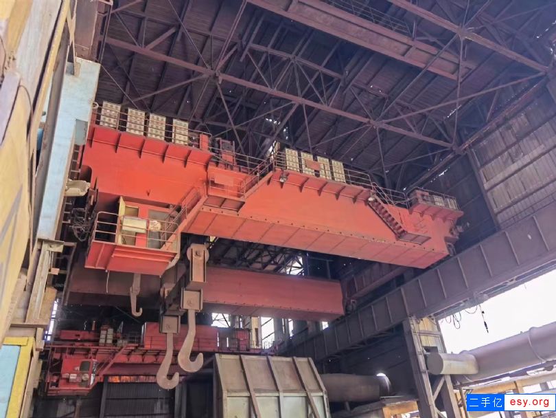YZ型75/20噸二手雙梁橋式冶金吊 跨度27.4米