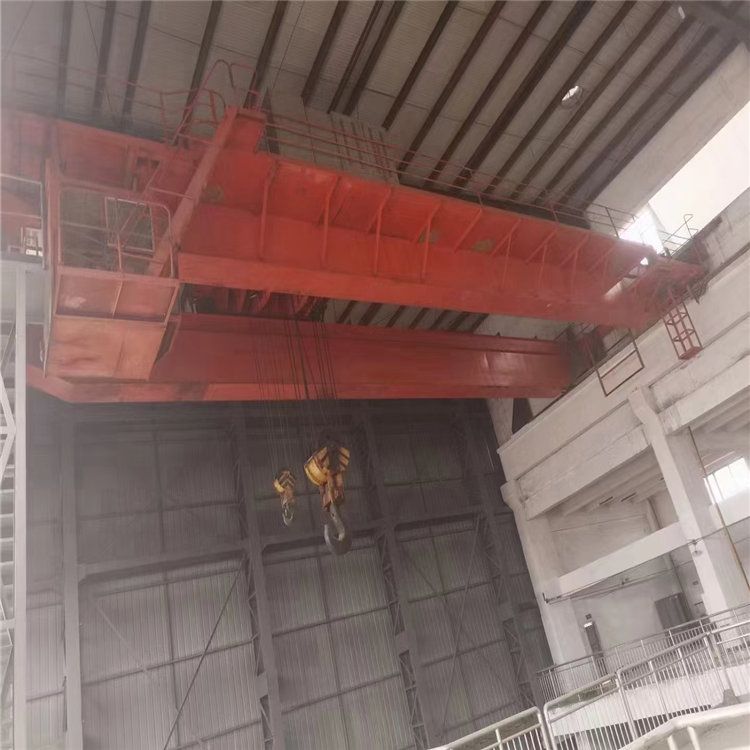 QD型雙梁式75噸二手橋式行車  跨度22.5米在位處理