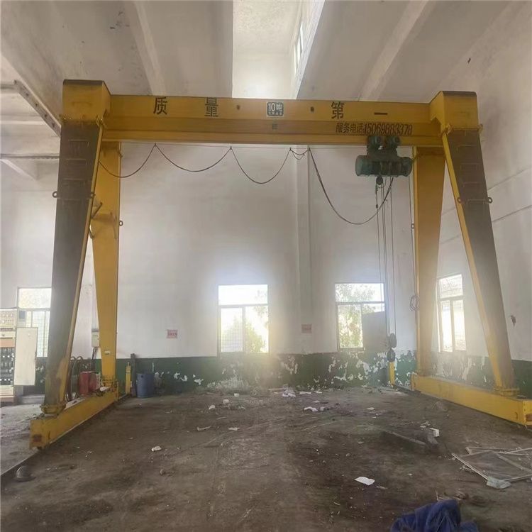 過磅價處理全包廂10噸二手單梁龍門吊 跨度18米