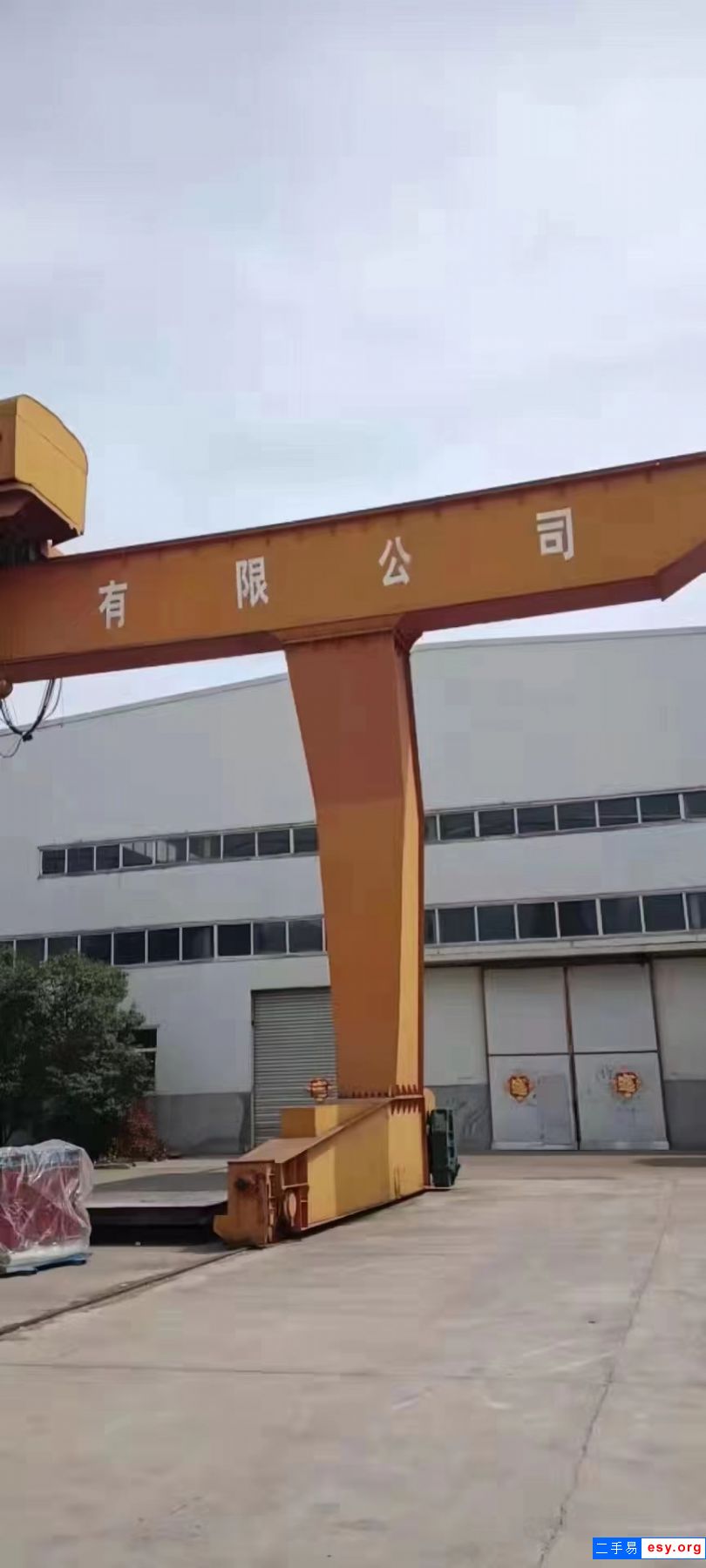 L型單梁結(jié)構(gòu)二手32噸偏掛龍門吊
