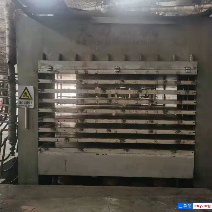 二手7層天力貼面熱壓機