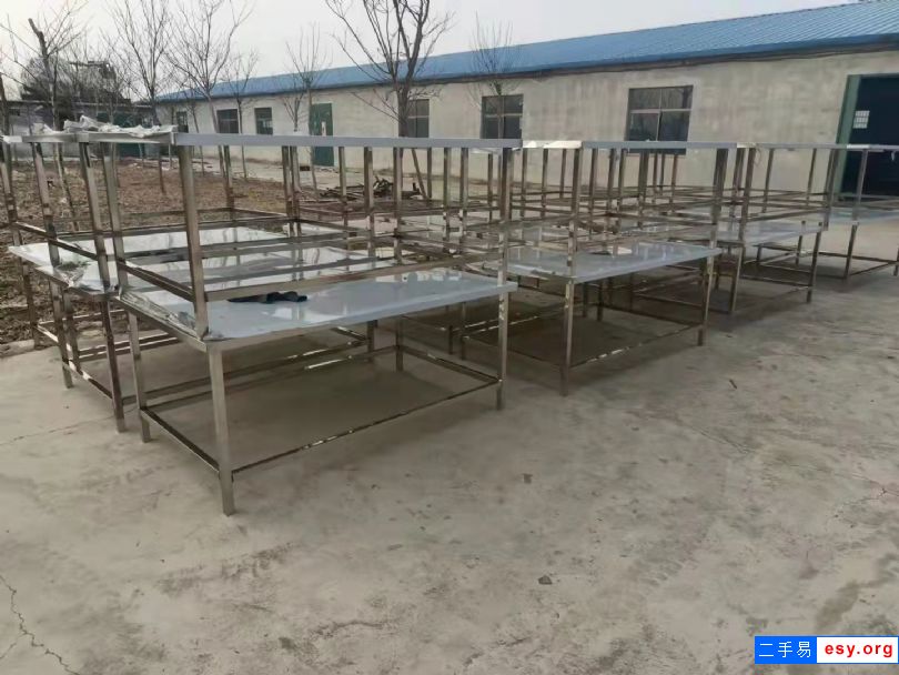 轉(zhuǎn)讓處理食品廠工作臺面 不銹鋼工作臺