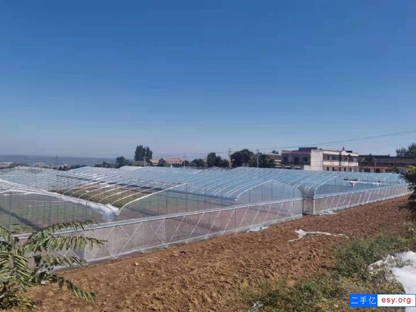 轉(zhuǎn)讓99成新溫室大棚骨架熱鍍鋅管大棚膜保溫被