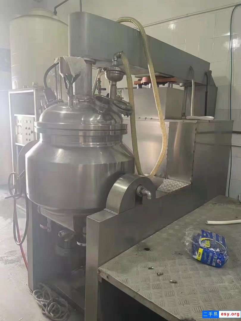 出售二手100升均質(zhì)乳化鍋 真空均質(zhì)乳化機(jī) 乳化機(jī)組