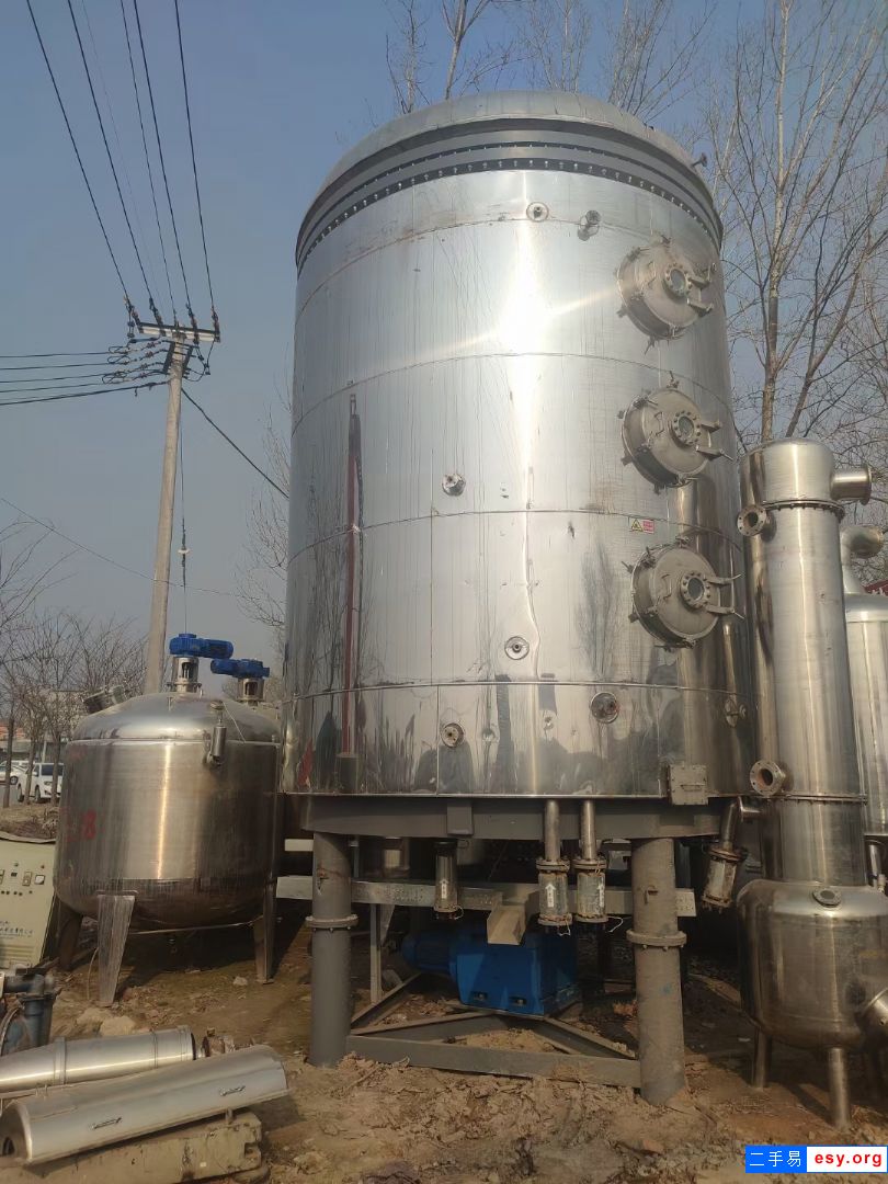 出售二手100平方盤式干燥機，2020年設備