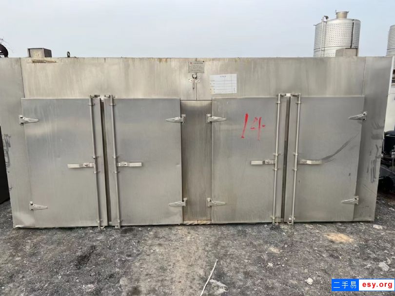 出售二手熱風(fēng)循環(huán)烘箱，4門8車電氣兩用熱風(fēng)循環(huán)烘箱