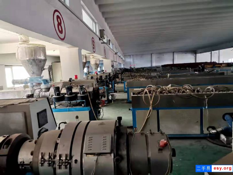 出售二手上海金緯65錐形雙螺桿擠出機(jī)