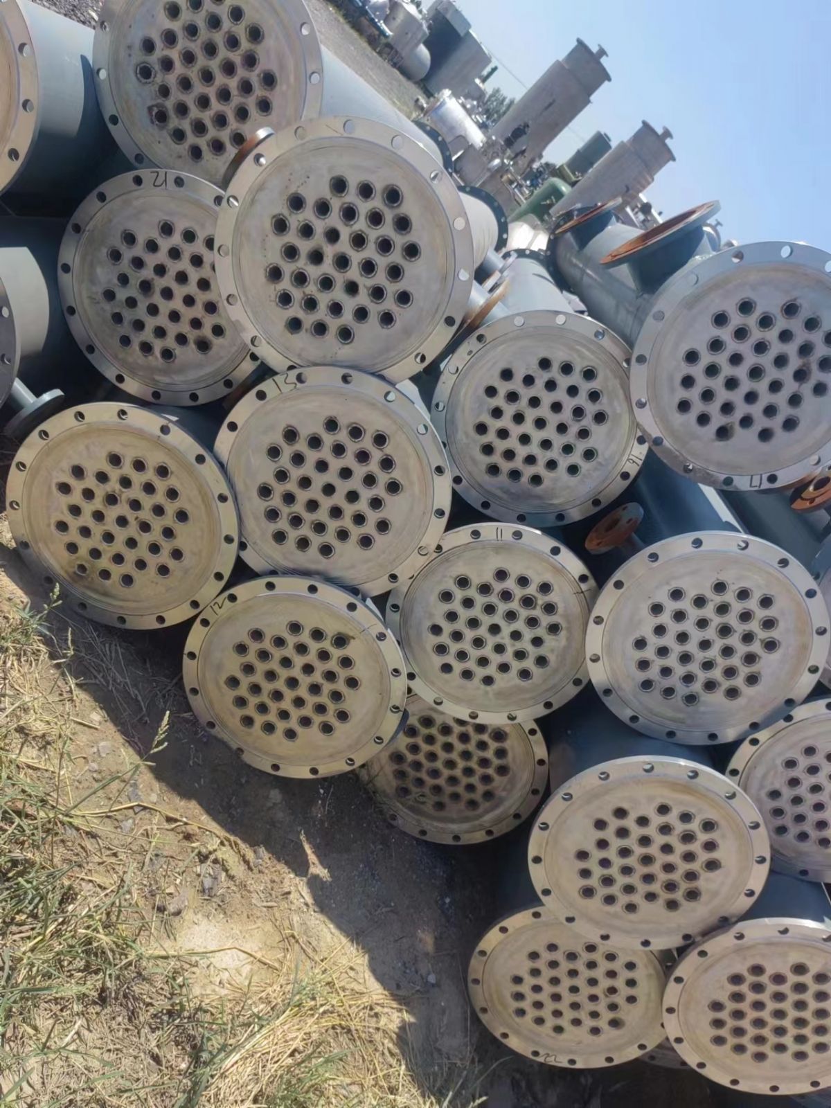 轉(zhuǎn)讓二手列管式高壓冷凝器 二手不銹鋼冷卻器