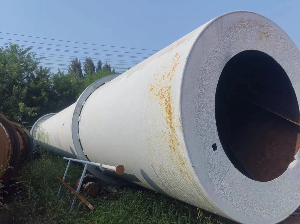 出售二手雞糞豬糞有機(jī)肥滾筒烘干機(jī)1米8X18米