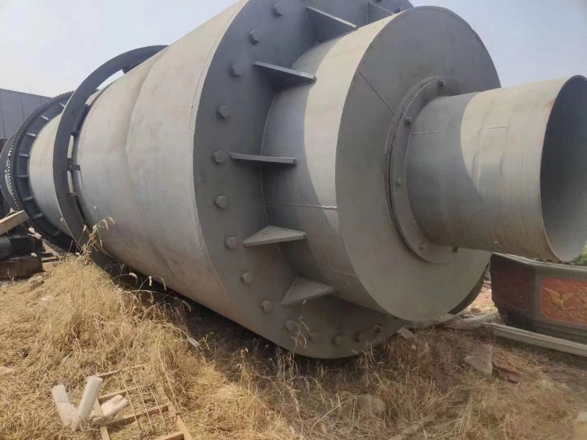 出售三筒沙子烘干機 二手礦粉烘干機 滾筒黃沙烘干機