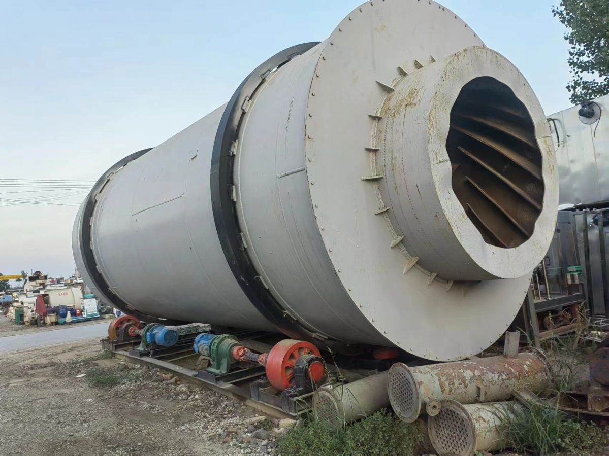 电加热回转滚筒烘干机、多功能三回程物料烘干设备