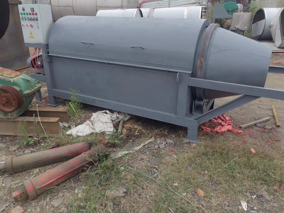出售定做燃氣加熱河沙煤泥污泥滾筒烘干機 電加熱沙子砂石烘干設備