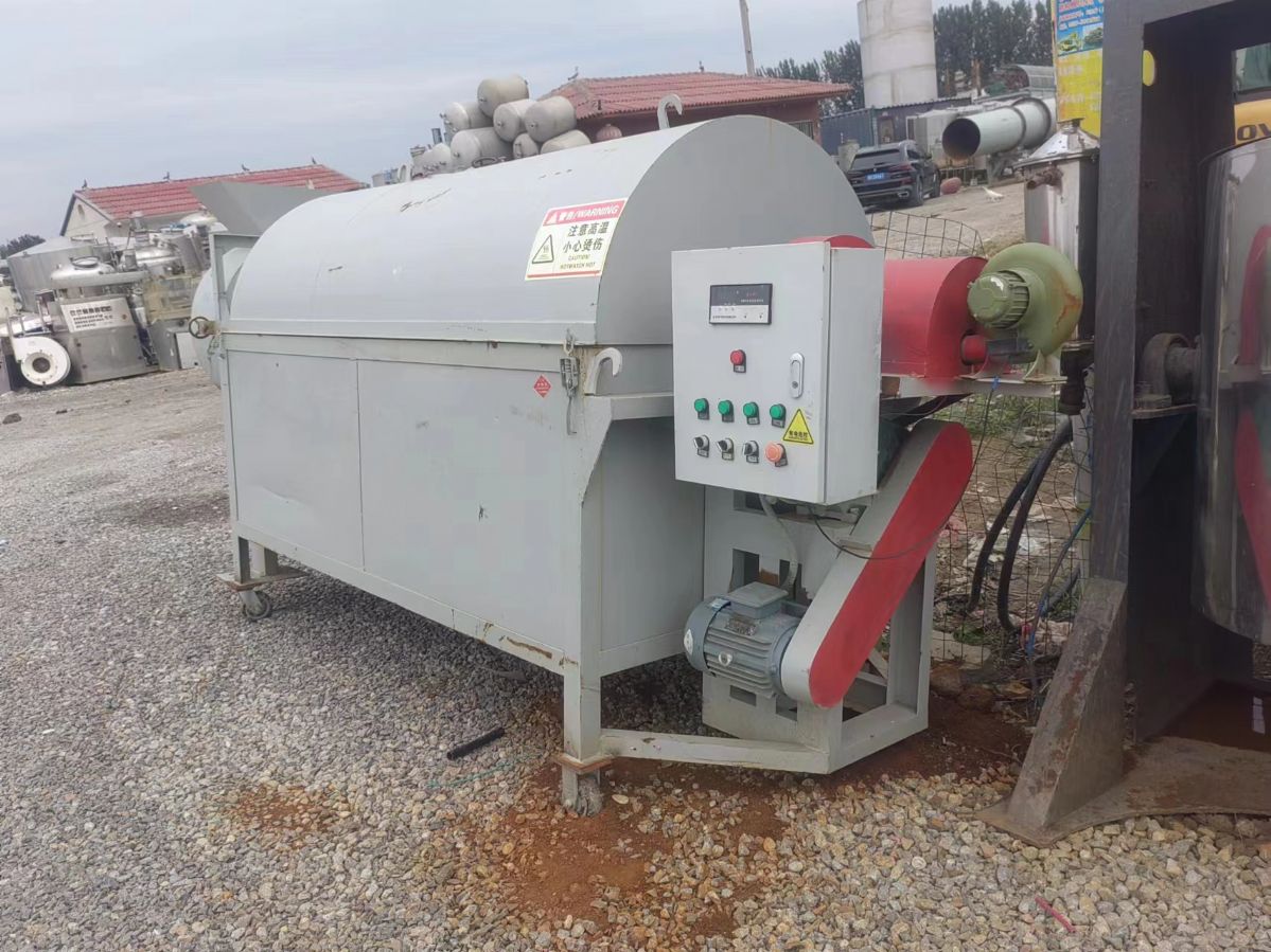 轉(zhuǎn)讓二手4000型電加熱滾筒烘干機(jī)可烘干煤泥粘土肥料有機(jī)肥木屑