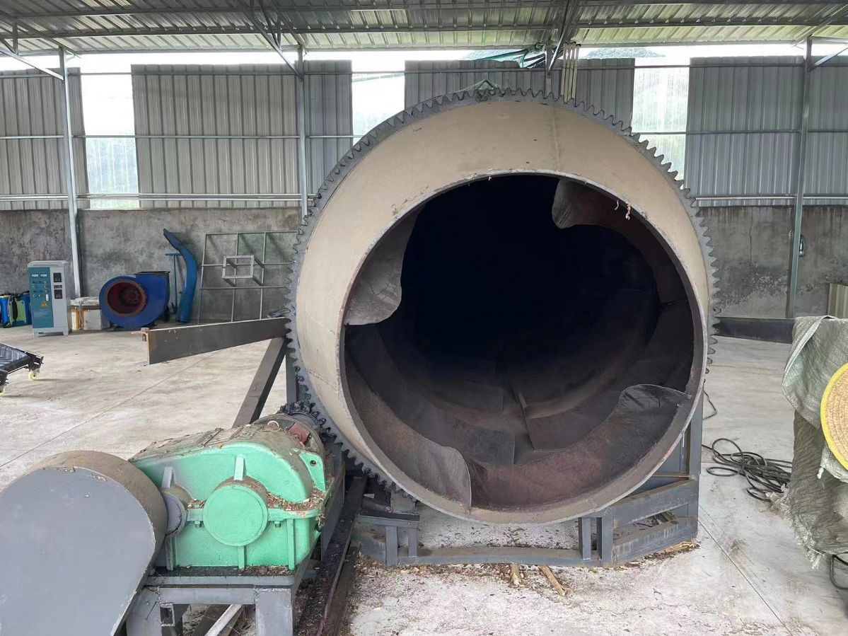 轉(zhuǎn)讓二手1000型電加熱滾筒烘干機(jī) 礦粉石英砂滾筒烘干機(jī)定做