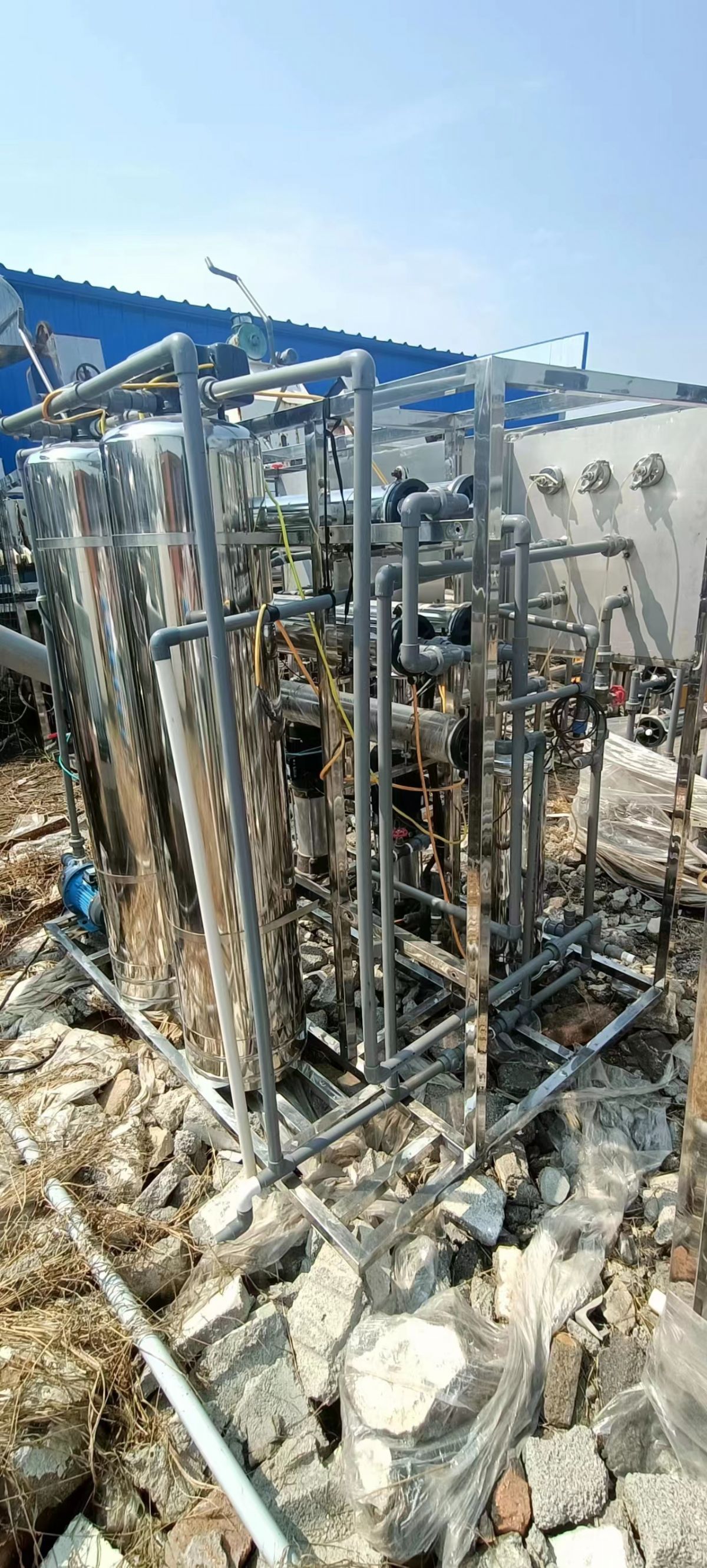 二手双级反渗透水处理、二手1吨双级水处理净水器