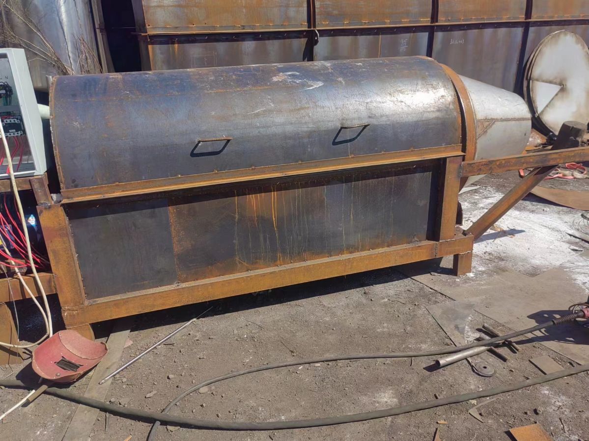 轉(zhuǎn)讓二手4000型電加熱滾筒烘干機(jī)可烘干煤泥粘土肥料有機(jī)肥木屑