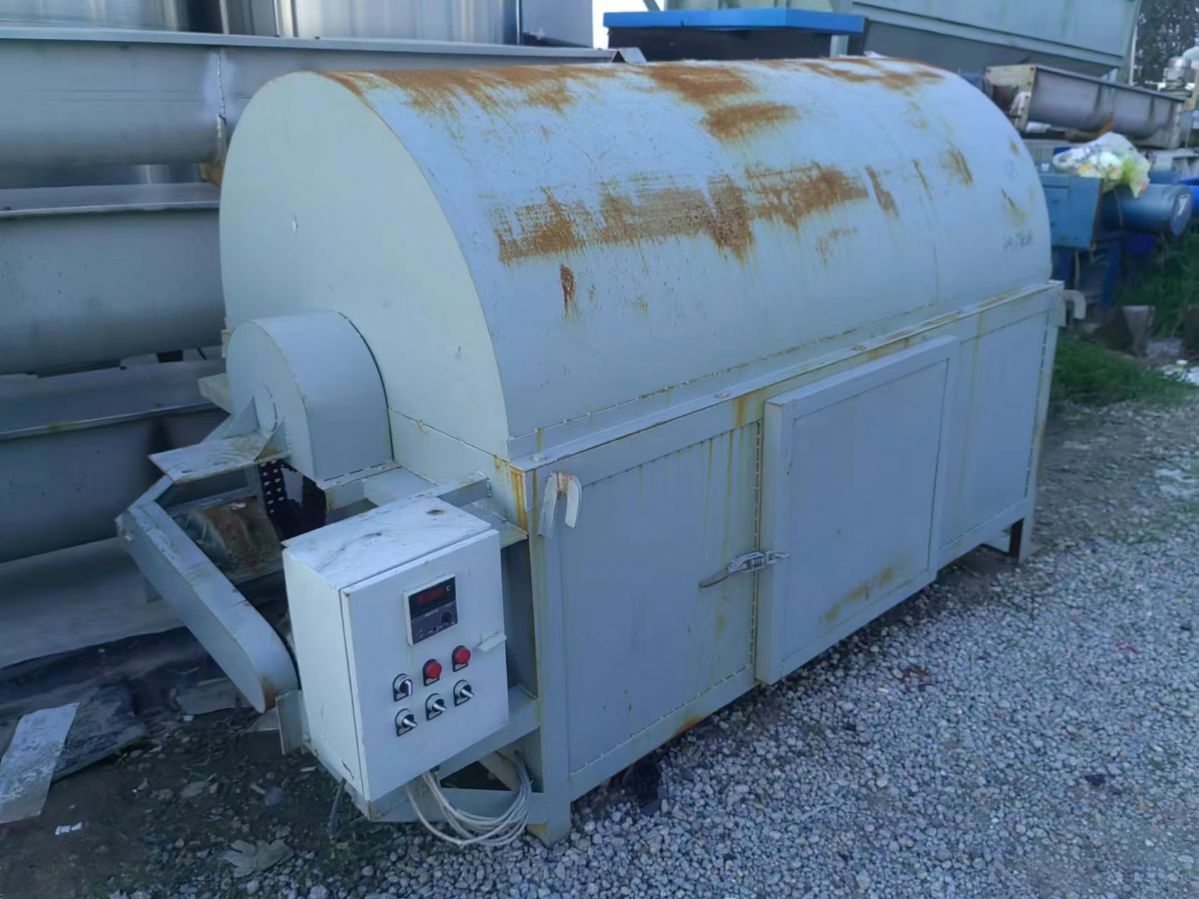 電加熱滾筒黏土黑土烘干機、電加熱石英砂有機肥滾筒干燥機
