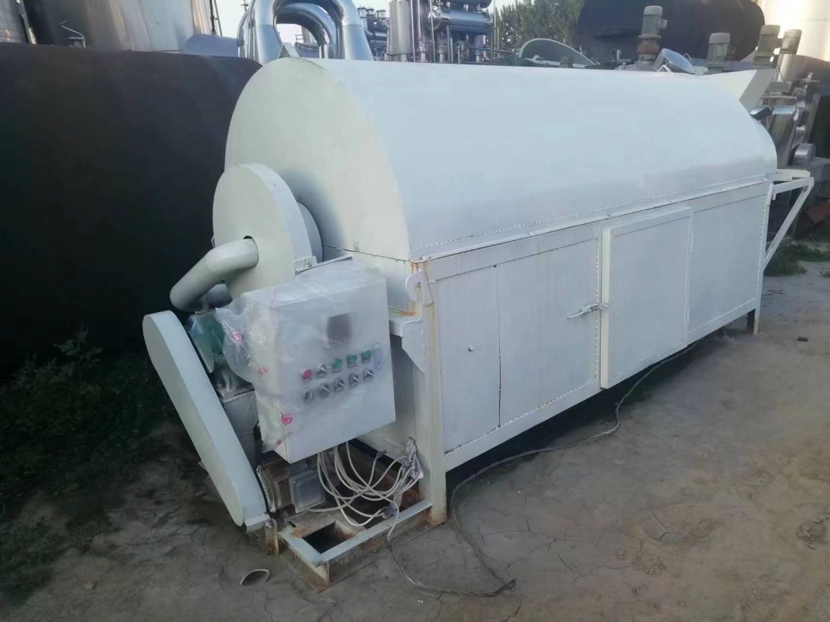 轉讓二手小型電加熱豆渣滾筒干燥機 二手電加熱江沙烘干機
