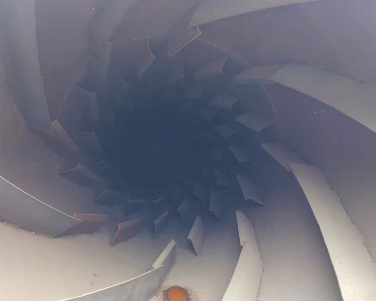 出售二手连续式滚筒烘干机 三回程滚筒烘干机时产15吨