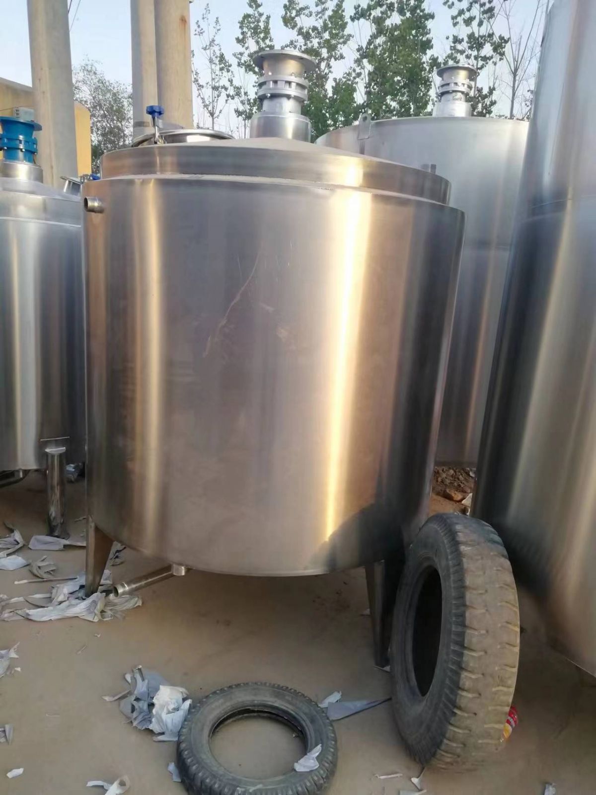 不锈钢立式50立方果酒储存罐、不锈钢卧式储罐、不锈钢保温储罐支持定做