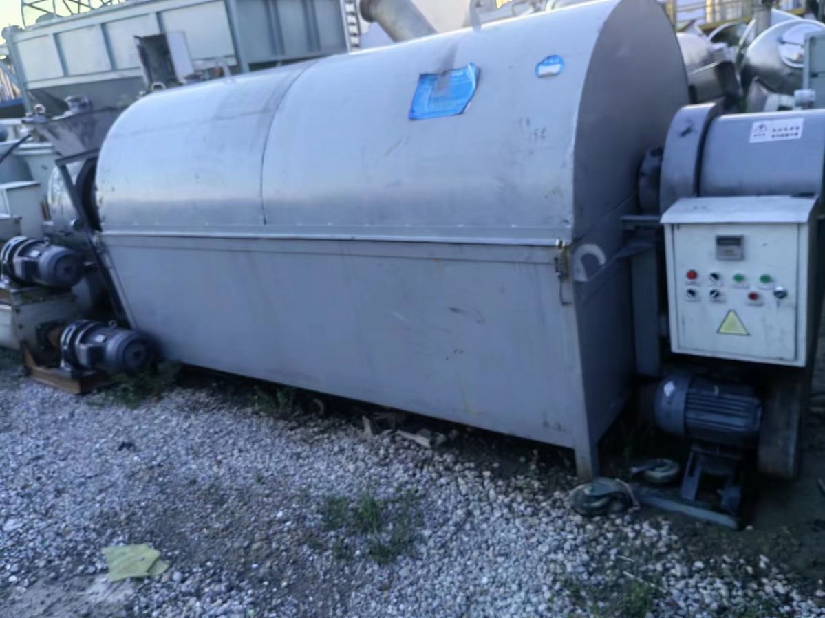 电加热回转滚筒烘干机、多功能三回程物料烘干设备