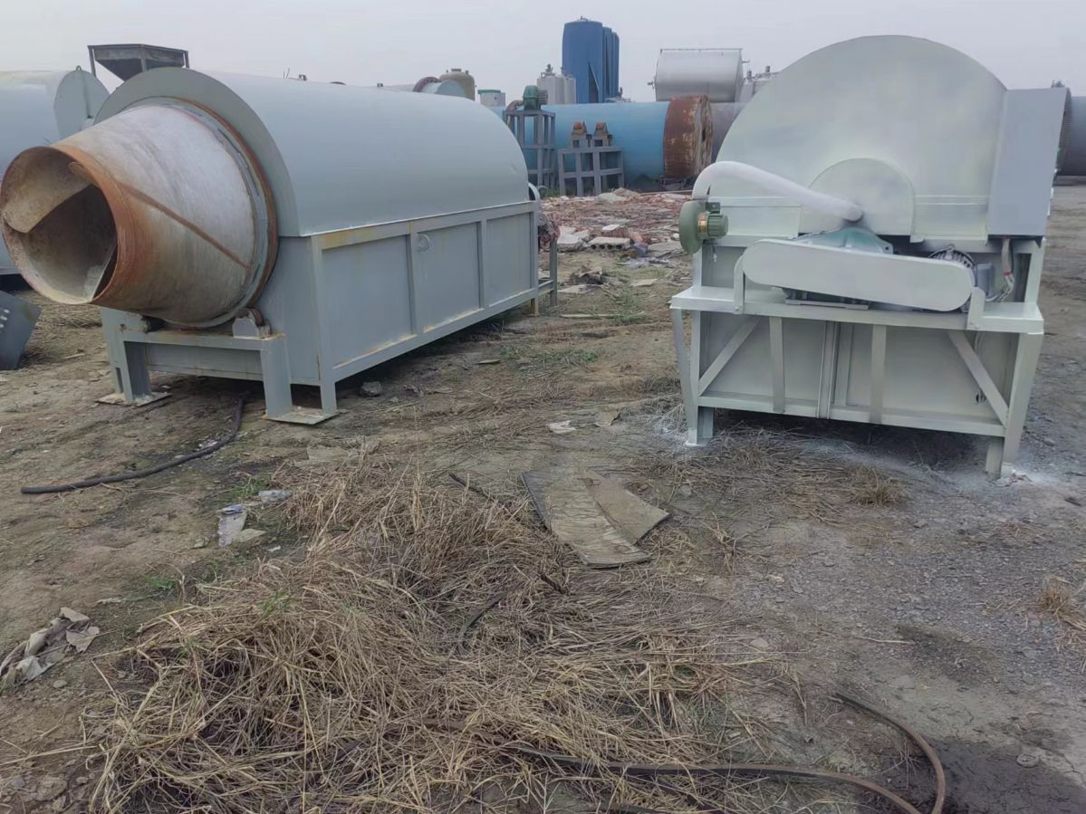 轉(zhuǎn)讓二手4000型電加熱滾筒烘干機(jī)可烘干煤泥粘土肥料有機(jī)肥木屑