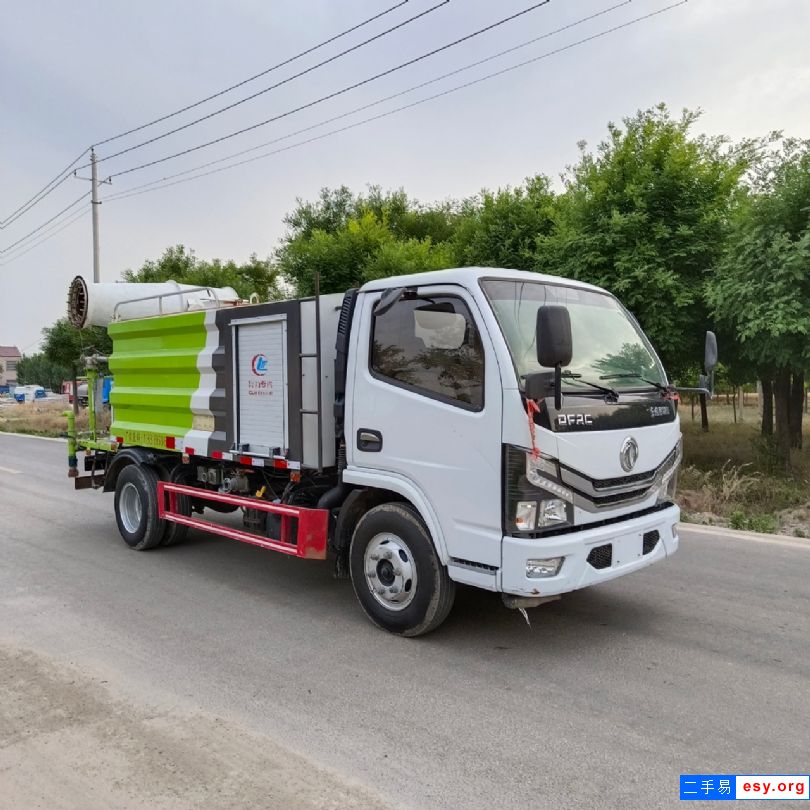 轉(zhuǎn)讓二手5立方抑塵車 灑水車 綠化噴灑車 國六價(jià)格不高