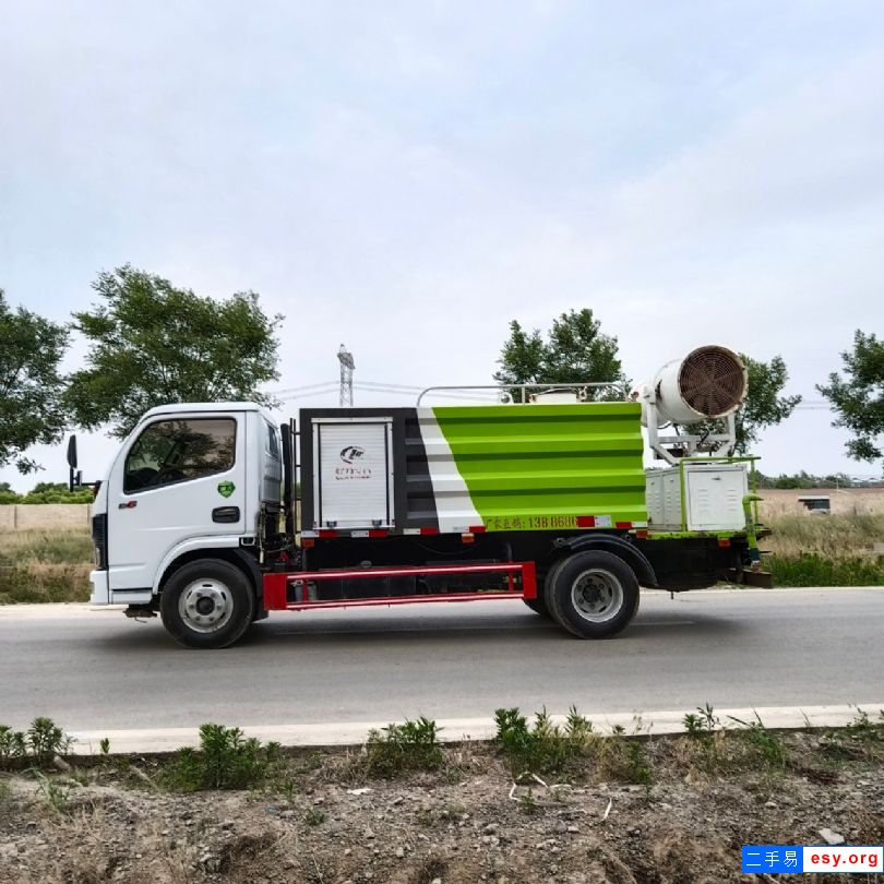 轉(zhuǎn)讓二手5立方抑塵車 灑水車 綠化噴灑車 國六價(jià)格不高