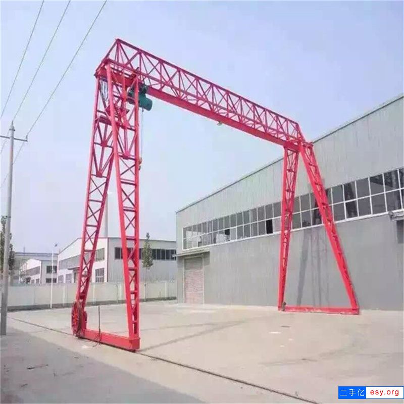 收售16t包廂龍門吊 20噸電動葫蘆雙主梁龍門吊 二手航車梁道軌