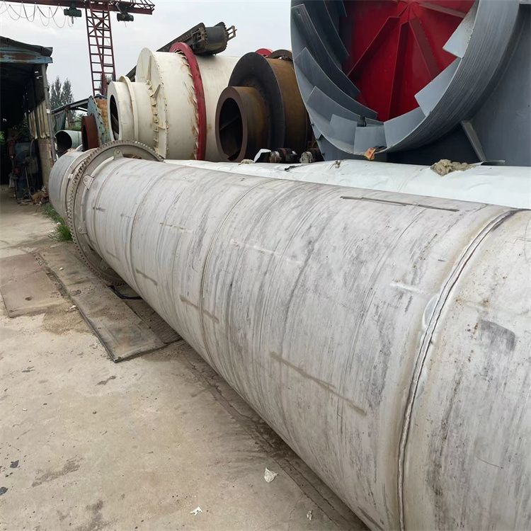 轉(zhuǎn)讓9.9成新1.8x18米石英砂滾筒烘干機(jī)一套 不銹鋼材質(zhì)