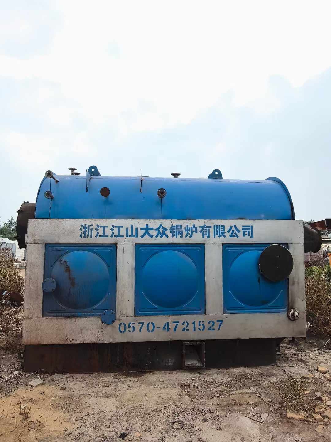 轉(zhuǎn)讓兩噸手燒式生物質(zhì)蒸汽鍋爐