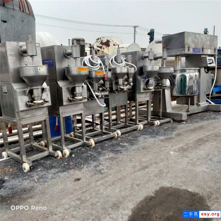 轉(zhuǎn)讓二手不銹鋼打漿機 丸子打漿機 全自動丸子機 拌餡機 真空包裝機