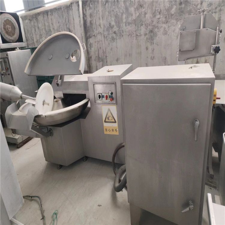 轉讓二手包子餡雙速斬拌機 自動出料斬切機 全自動 果蔬肉類斬拌設備